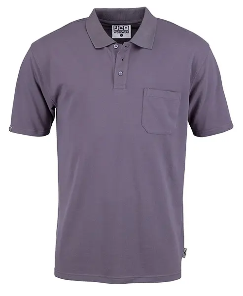 JCB ESSENTIAL Polo marškinėliai – Pilki
