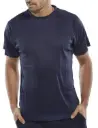 BEESWIFT B-COOL T-Shirt – Tamsiai mėlyni marškinėliai trumpomis rankovėmis