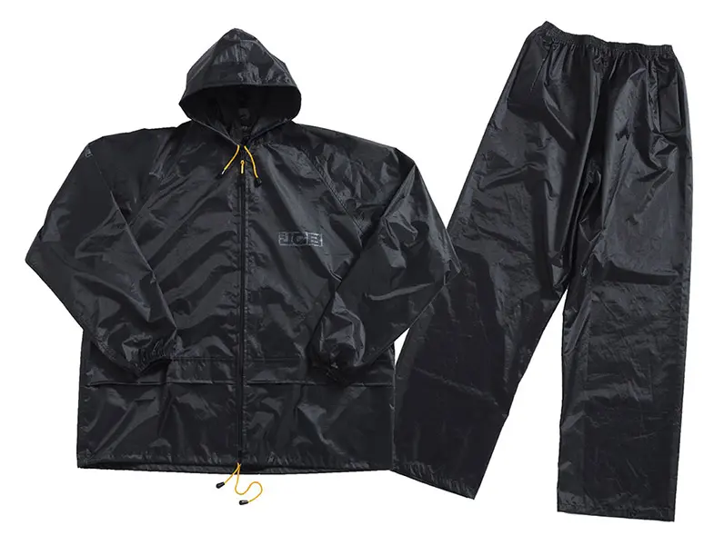  JCB BLACK TWO-PIECE RAINSUIT – Dvisluoksnis lietaus kostiumas (juodas)
