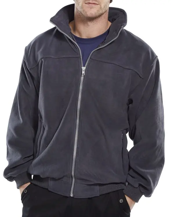 BEESWIFT ENDEAVOUR FLEECE GREY – Pilka flisinė striukė su gobtuvu