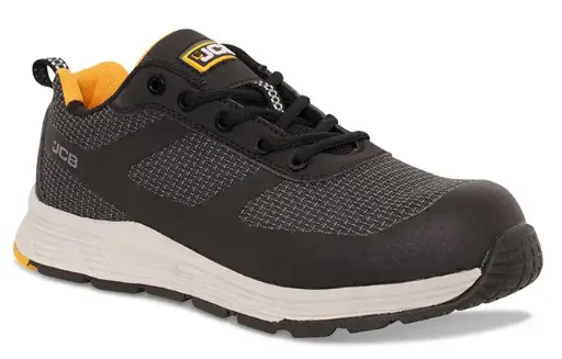 JCB „Spark“ Juodi S3 SRC Darbo Sportiniai Bateliai (Metal Free)