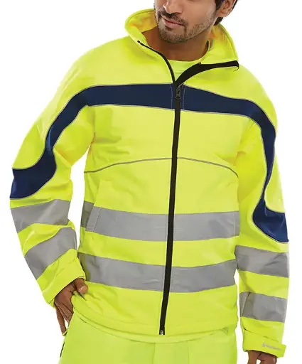 BEESWIFT ETON SOFT SHELL JACKET – Aukšto matomumo Softshell striukė (Class 3)