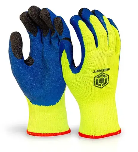 Beeswift Latex Thermo-Star F-DIP SY šilumą izoliuojančios pirštinės (geltonos)